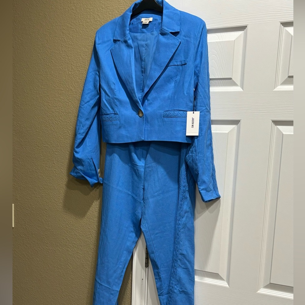 Jason Wu Cropped Blazer Jacket & Pants - image 8